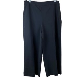 Vince Camuto Women’s cropped wide leg black career pants Sz 10